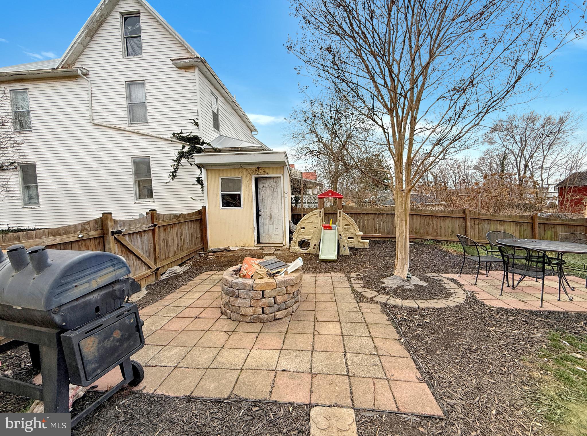 500 South Mildred Street Ranson, WV 25438 - Photo 30 of 31 Backyard patio and fire pit