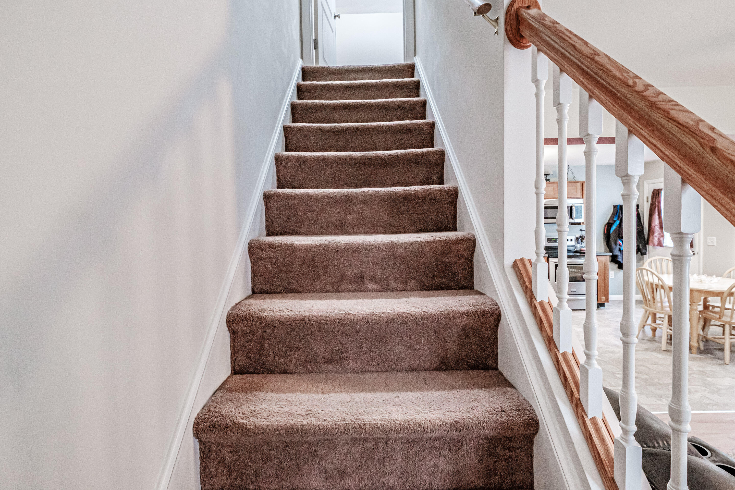 152 Colonial Circle Harrison, ME 04040 - Photo 28 of 42 Staircase to second floor
