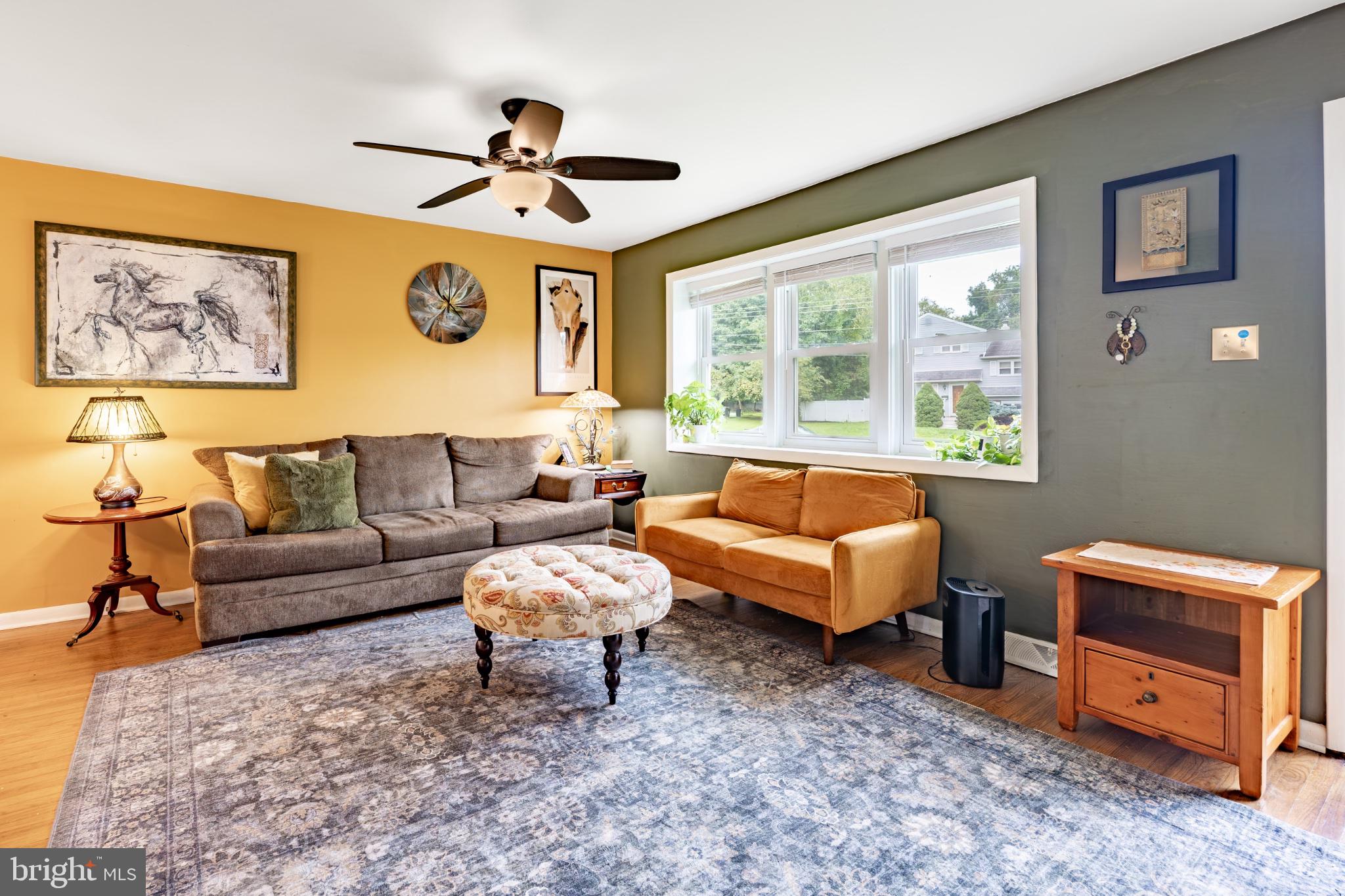 1252 June Road Warminster, PA 18974 - Photo 3 of 26 Living room with hardwood flooring
