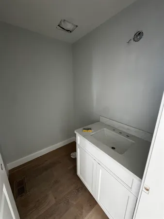 a utility room with a washer and dryer