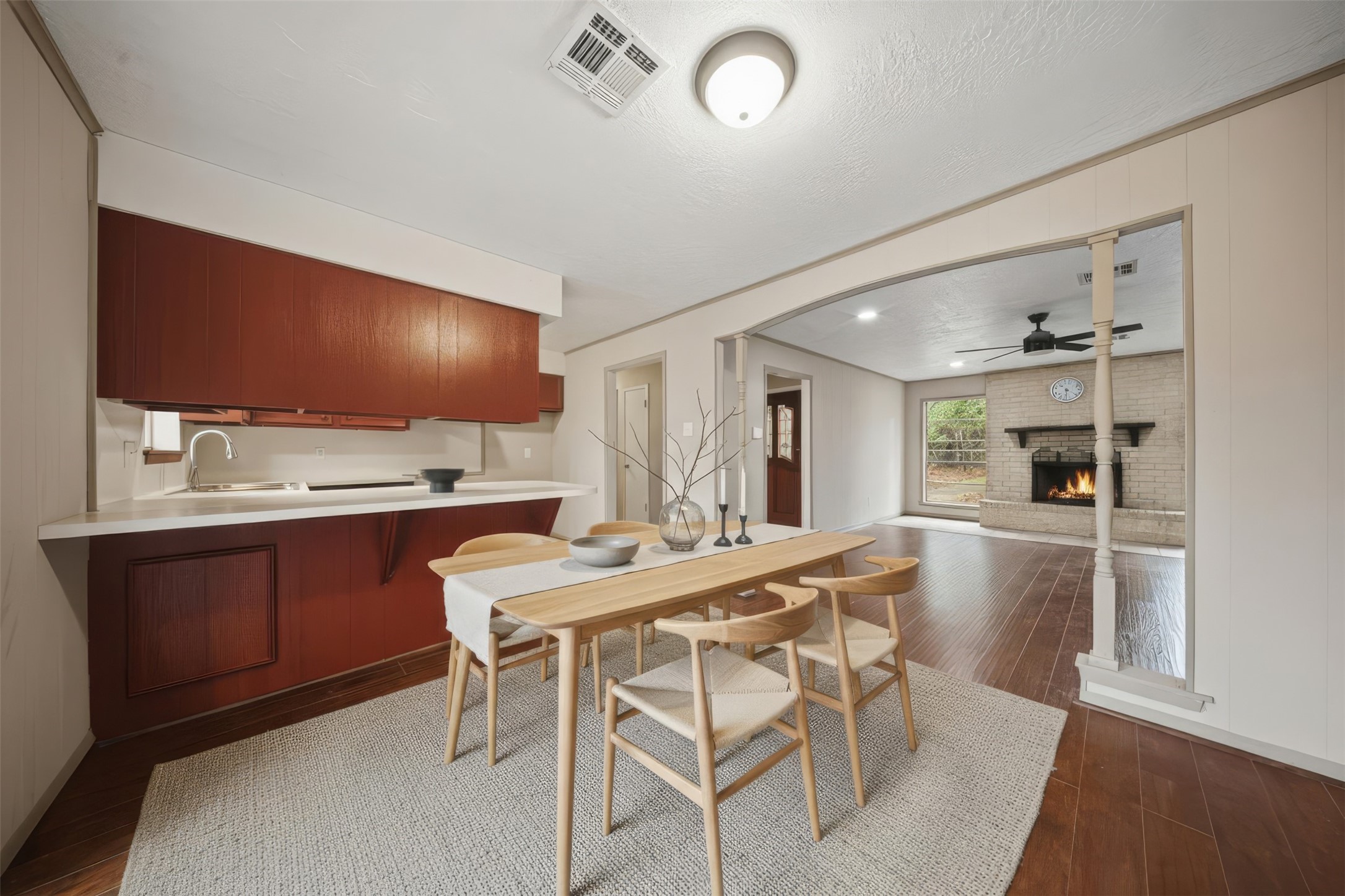 401 Turner Cemetery Road Livingston, TX 77351 - Photo 34 of 34 a kitchen with a table and chairs in it