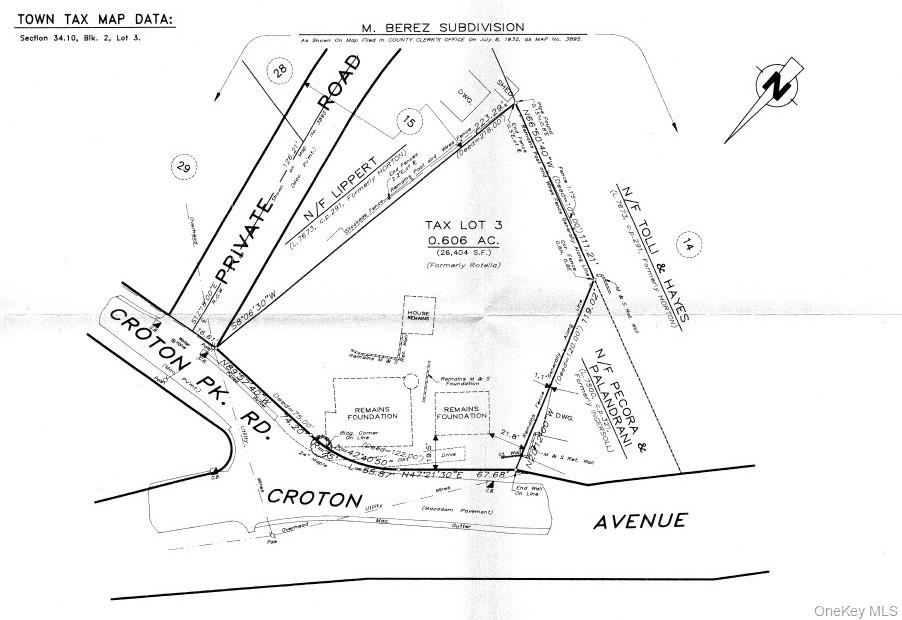 Survey map / technical document