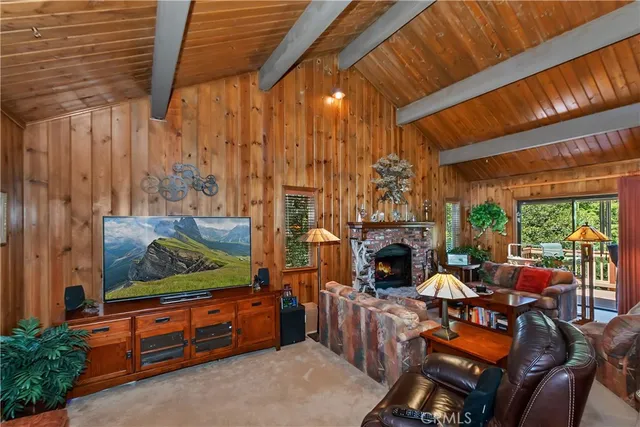 a view of yard with outdoor seating