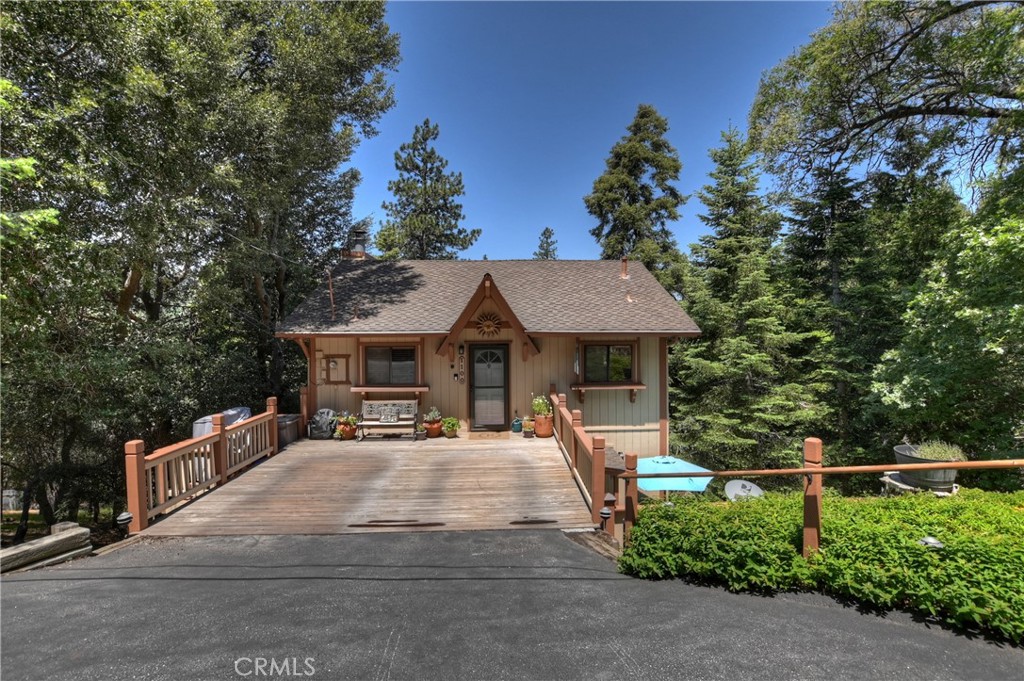 1100 Arbula Drive Crestline, CA 92325 - Photo 41 of 50 a house view with a outdoor space