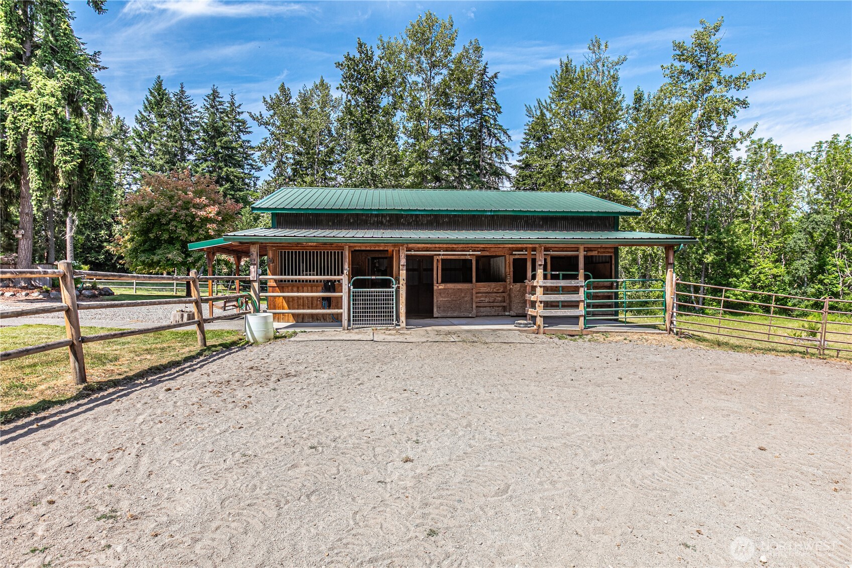 16728 Longmire Road Southeast Yelm, WA 98597 - Photo 14 of 38 front view of a house with a large window