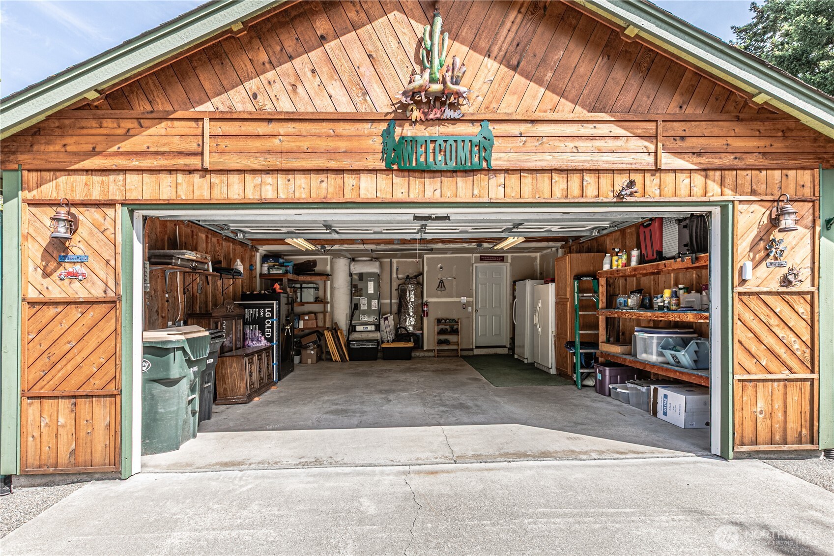 16728 Longmire Road Southeast Yelm, WA 98597 - Photo 36 of 38 a view of a garage with furniture