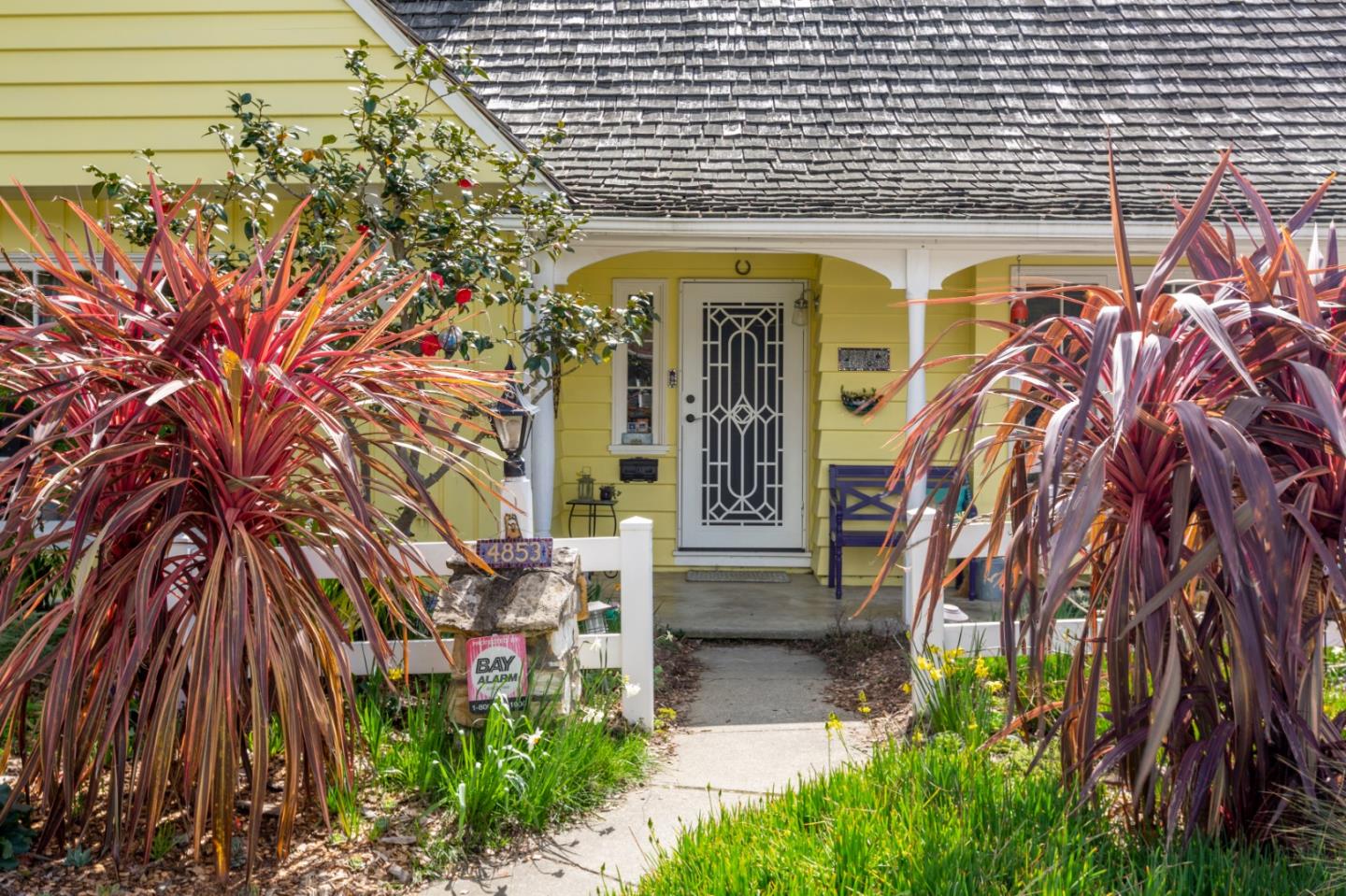 4853 Proctor Road Castro Valley, CA 94546 - Photo 4 of 43 a front view of a house with a yard