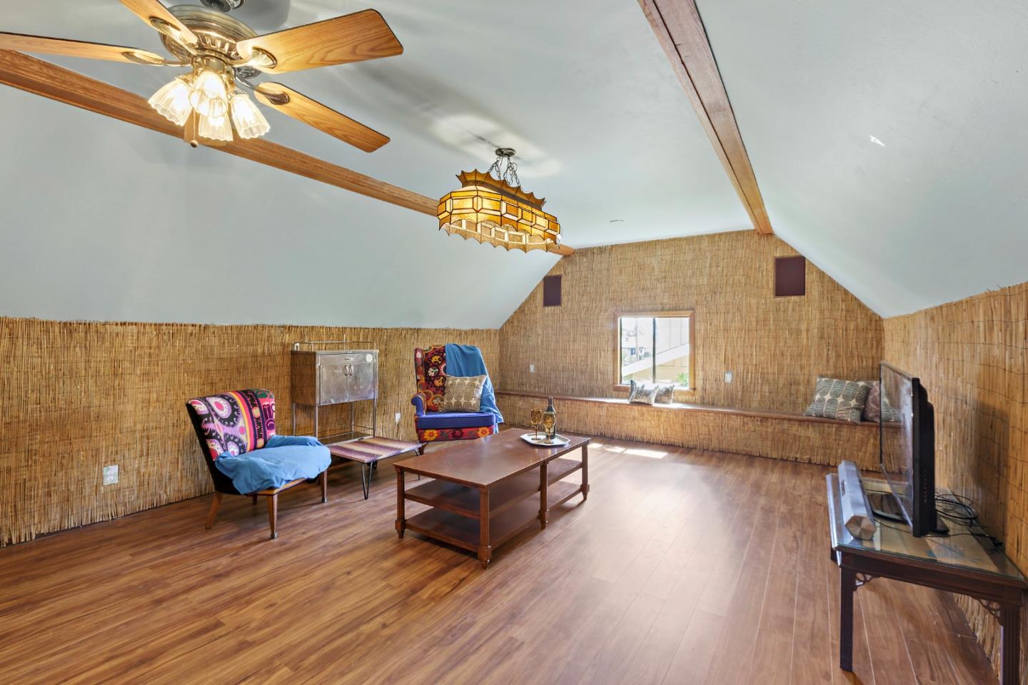 4853 Proctor Road Castro Valley, CA 94546 - Photo 35 of 43 a living room with furniture and a flat screen tv