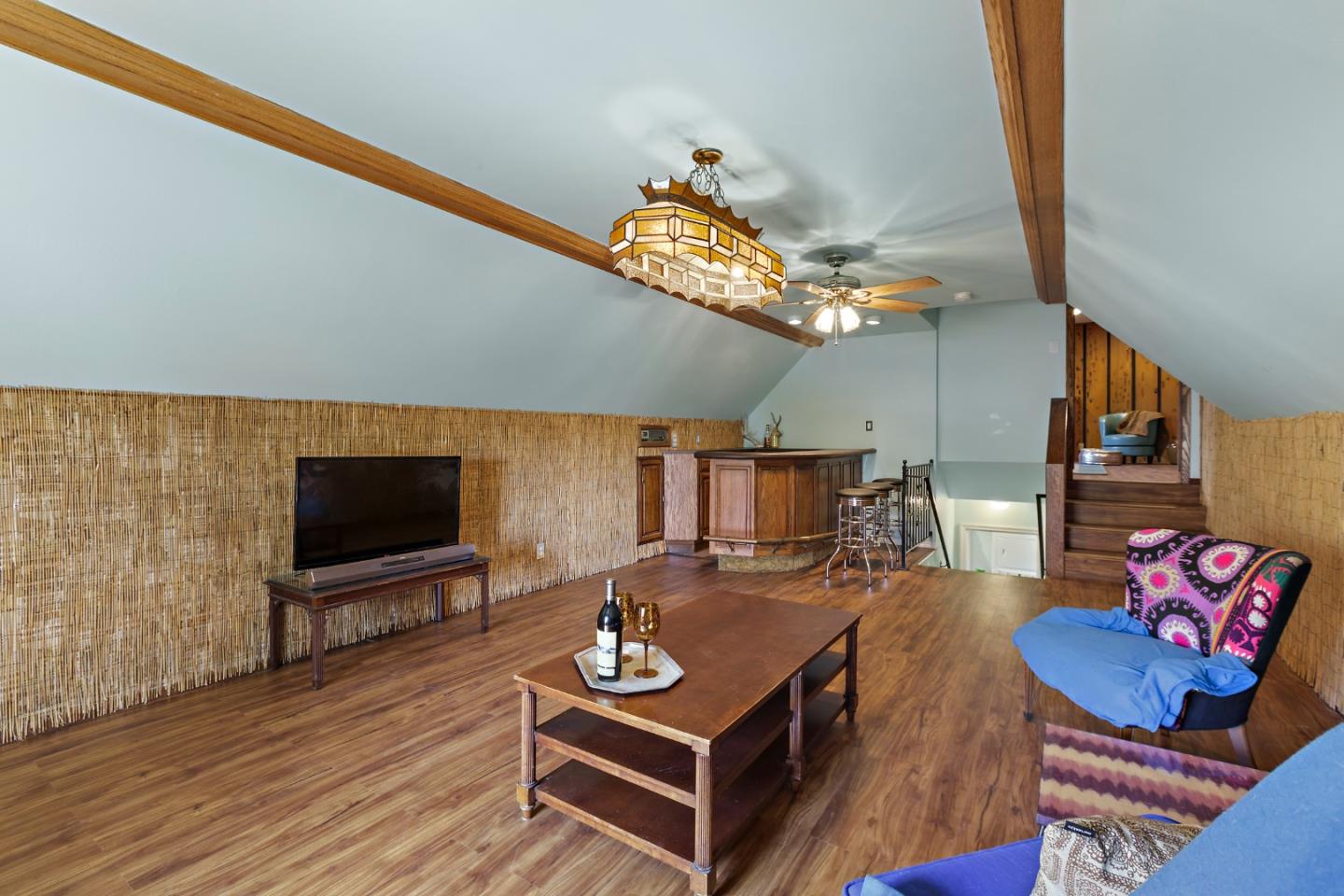 4853 Proctor Road Castro Valley, CA 94546 - Photo 37 of 43 a living room with furniture and a flat screen tv