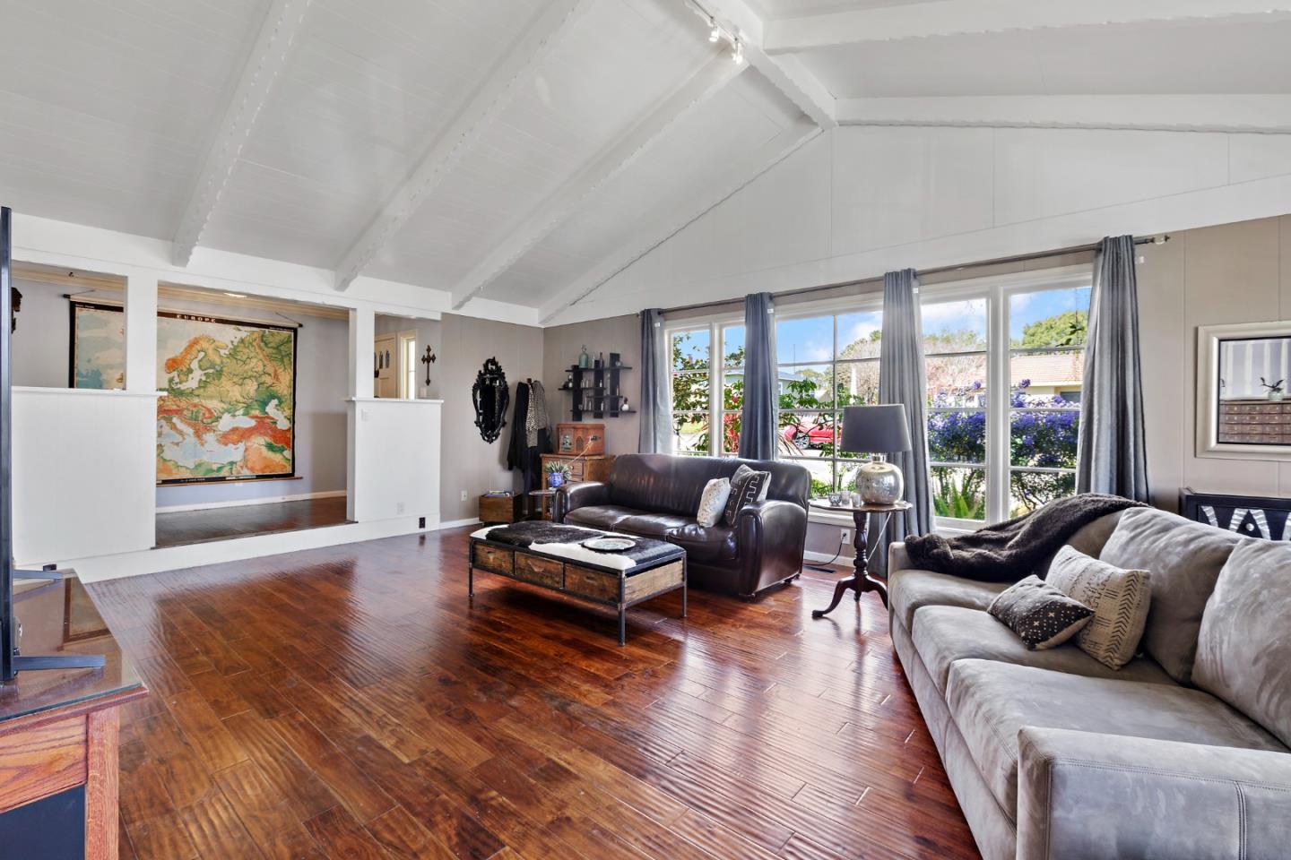 4853 Proctor Road Castro Valley, CA 94546 - Photo 7 of 43 a living room with furniture and a wooden floor