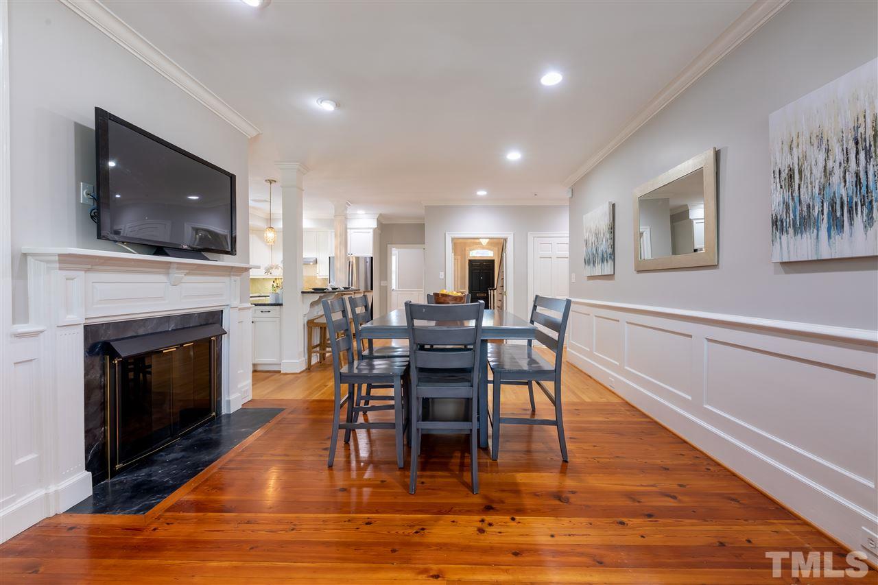 1110 Harvey Street Raleigh, NC 27608 - Photo 9 of 30 Another place to share meals, this dining area has high ceilings and is right off of the kitchen for easy access
