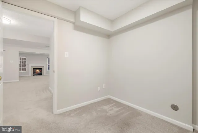 a view of a small bathroom