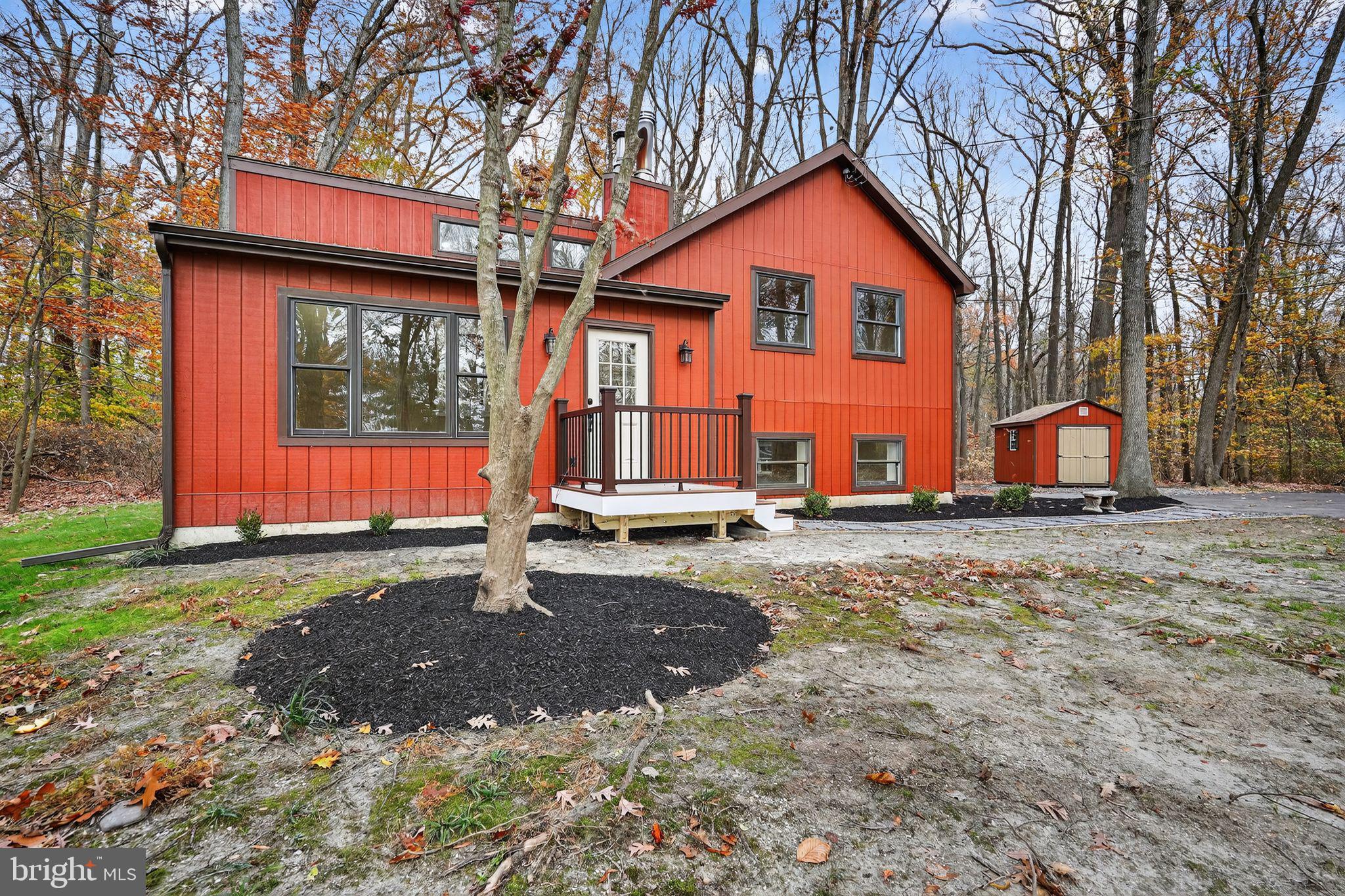 120 Gilbert Road Bordentown, NJ 08505 - Photo 6 of 52 a backyard of a house with barbeque oven