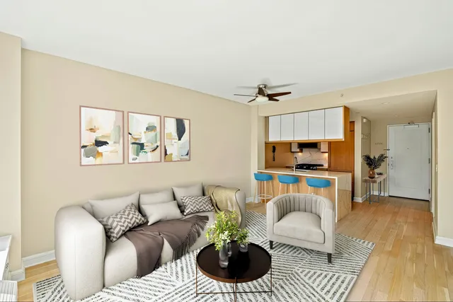 a picture of a bench in front of a door