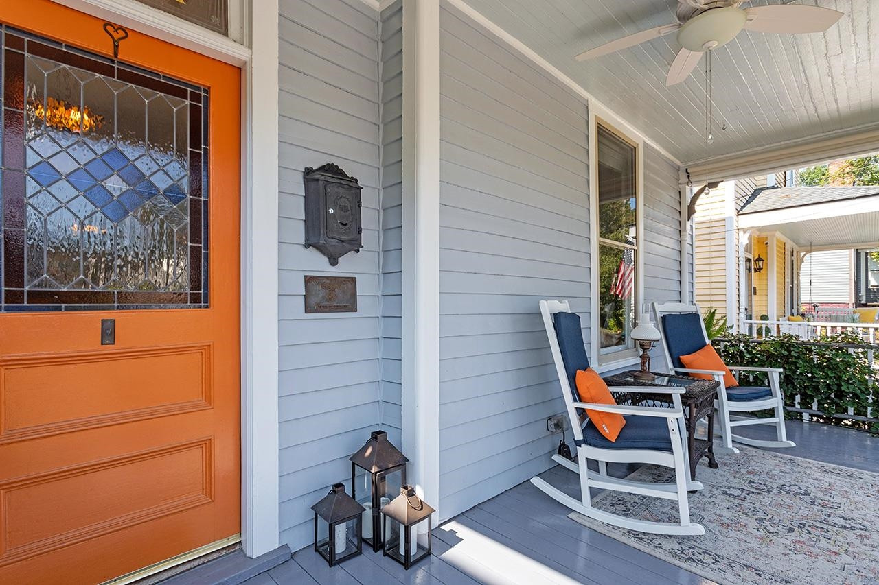 424 East Jones Street Raleigh, NC 27601 - Photo 2 of 27 a outdoor space with a couch and chairs