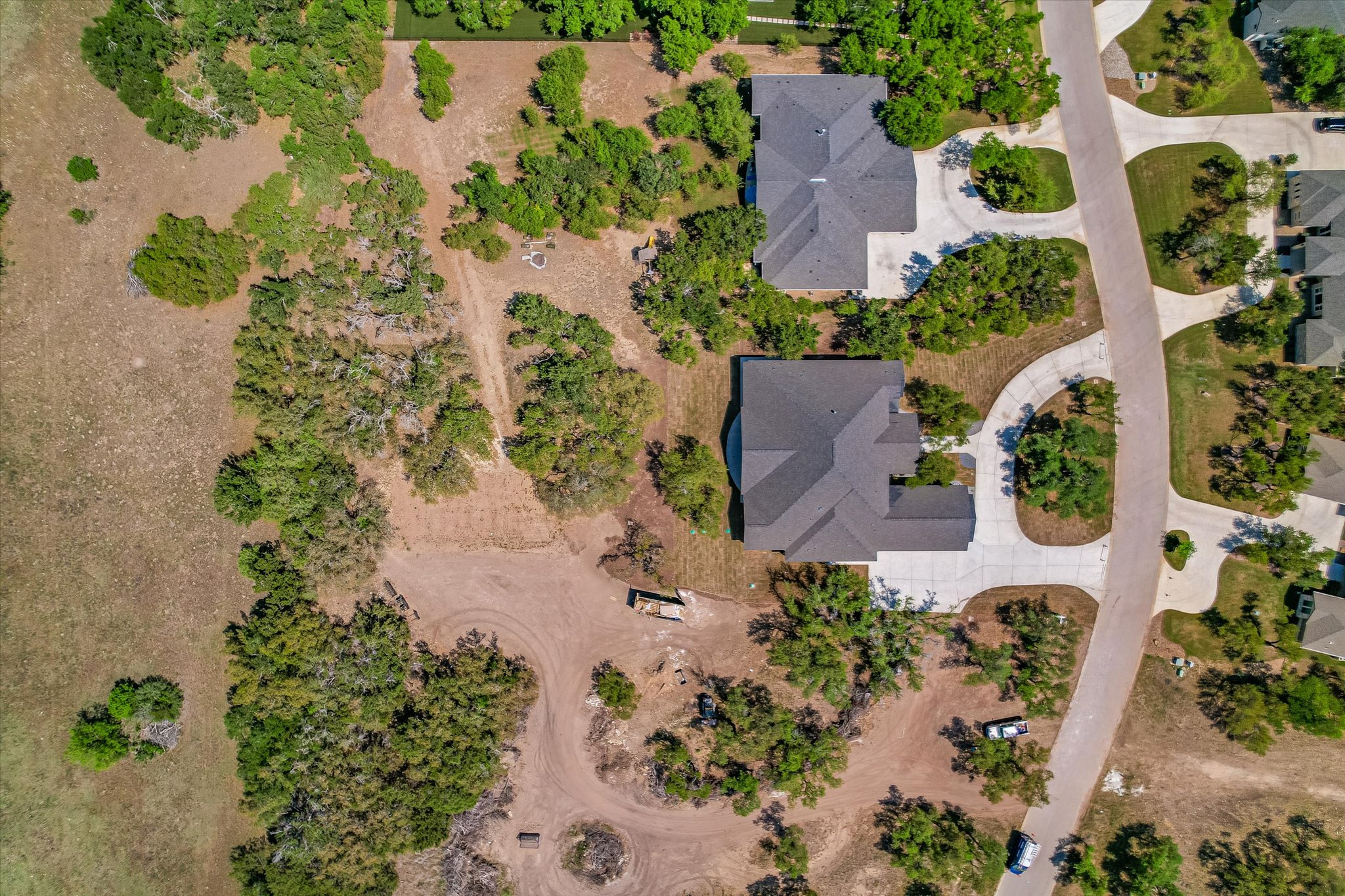 410 Shady Tree Drive Georgetown, TX 78633 - Photo 30 of 40 Aerial view of property and surrounding area