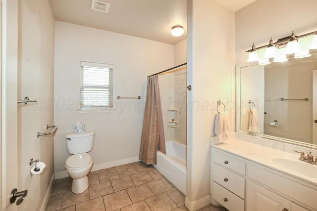 a bathroom with a toilet a sink and a large mirror
