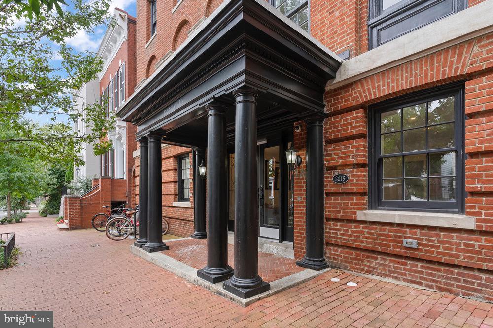 3016 Dumbarton Street Northwest, Unit 102 Washington, DC 20007 - Photo 3 of 23 a view of a entryway door of the house