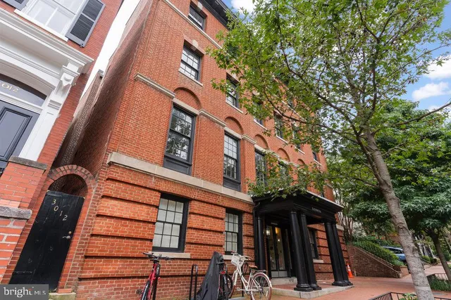 a view of a building with street