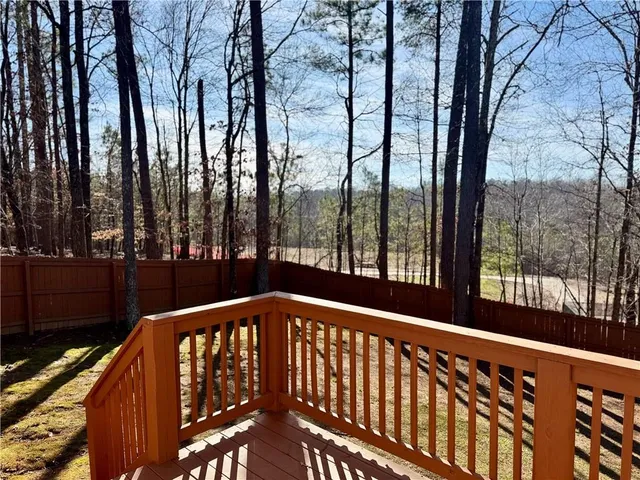 a view of city from a balcony