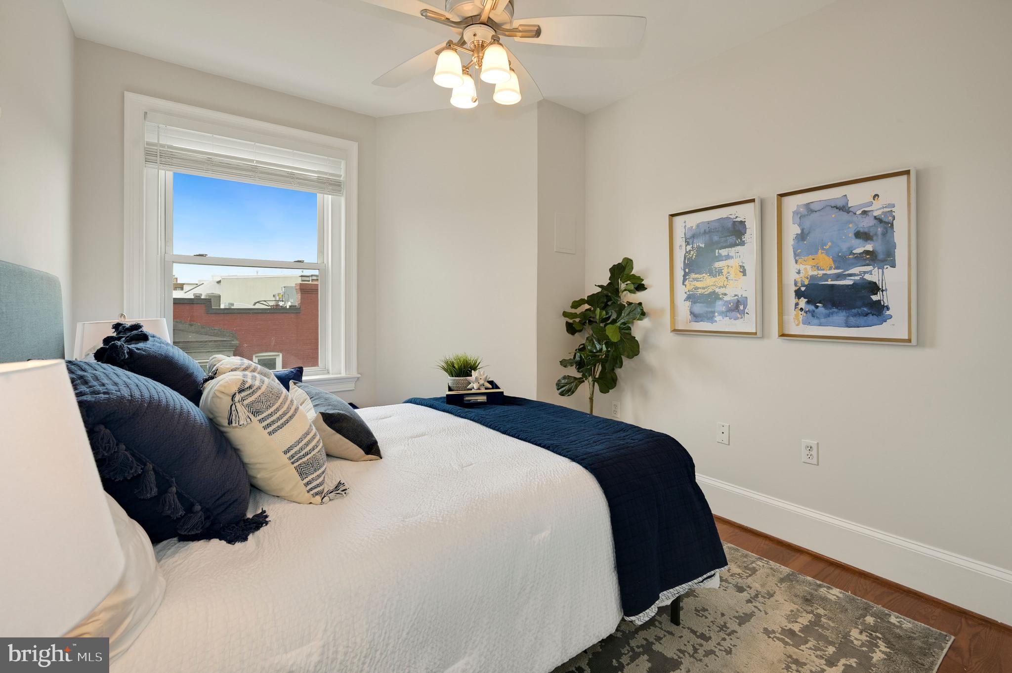 1423 R Street Northwest, Unit 400 Washington, DC 20009 - Photo 14 of 29 Bright Bedroom
