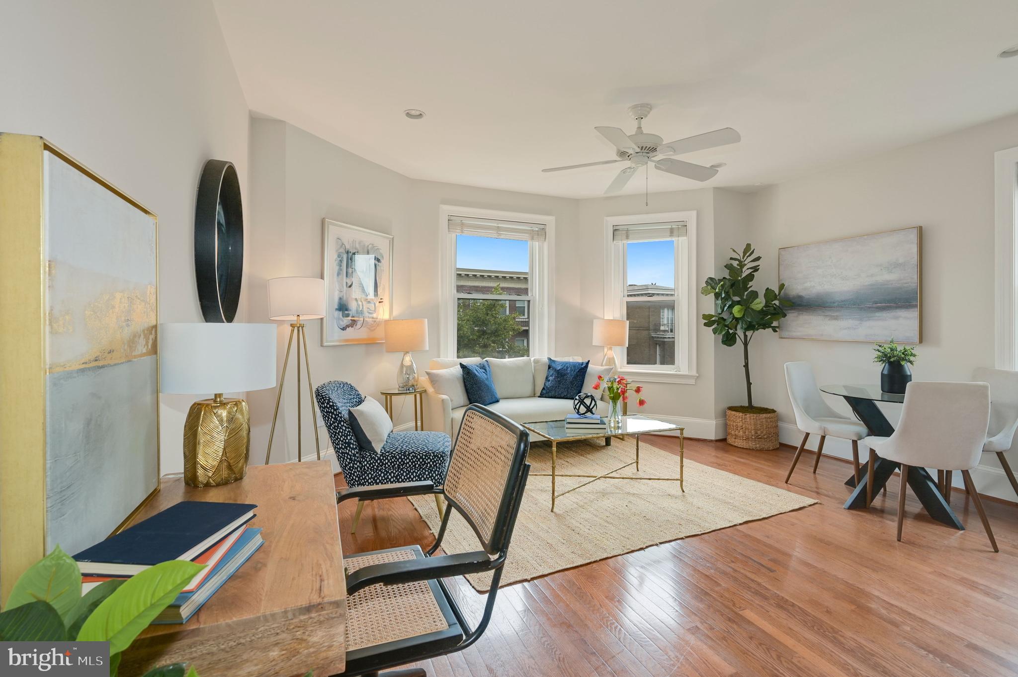 1423 R Street Northwest, Unit 400 Washington, DC 20009 - Photo 4 of 29 Open, Bright Living Room