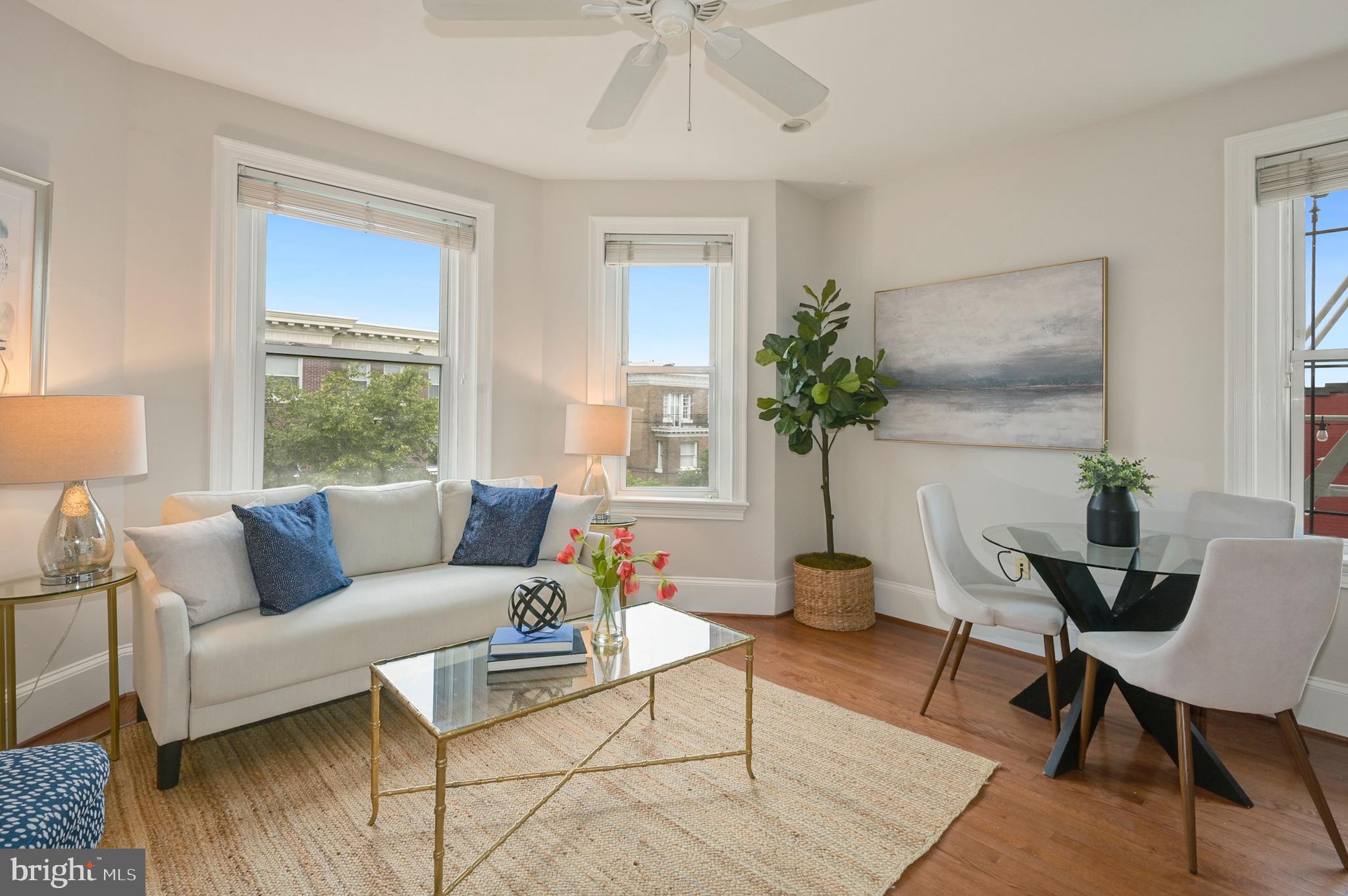 1423 R Street Northwest, Unit 400 Washington, DC 20009 - Photo 6 of 29 Open, Bright Living Room