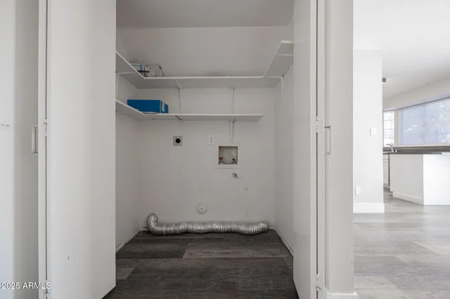 a view of storage and utility room