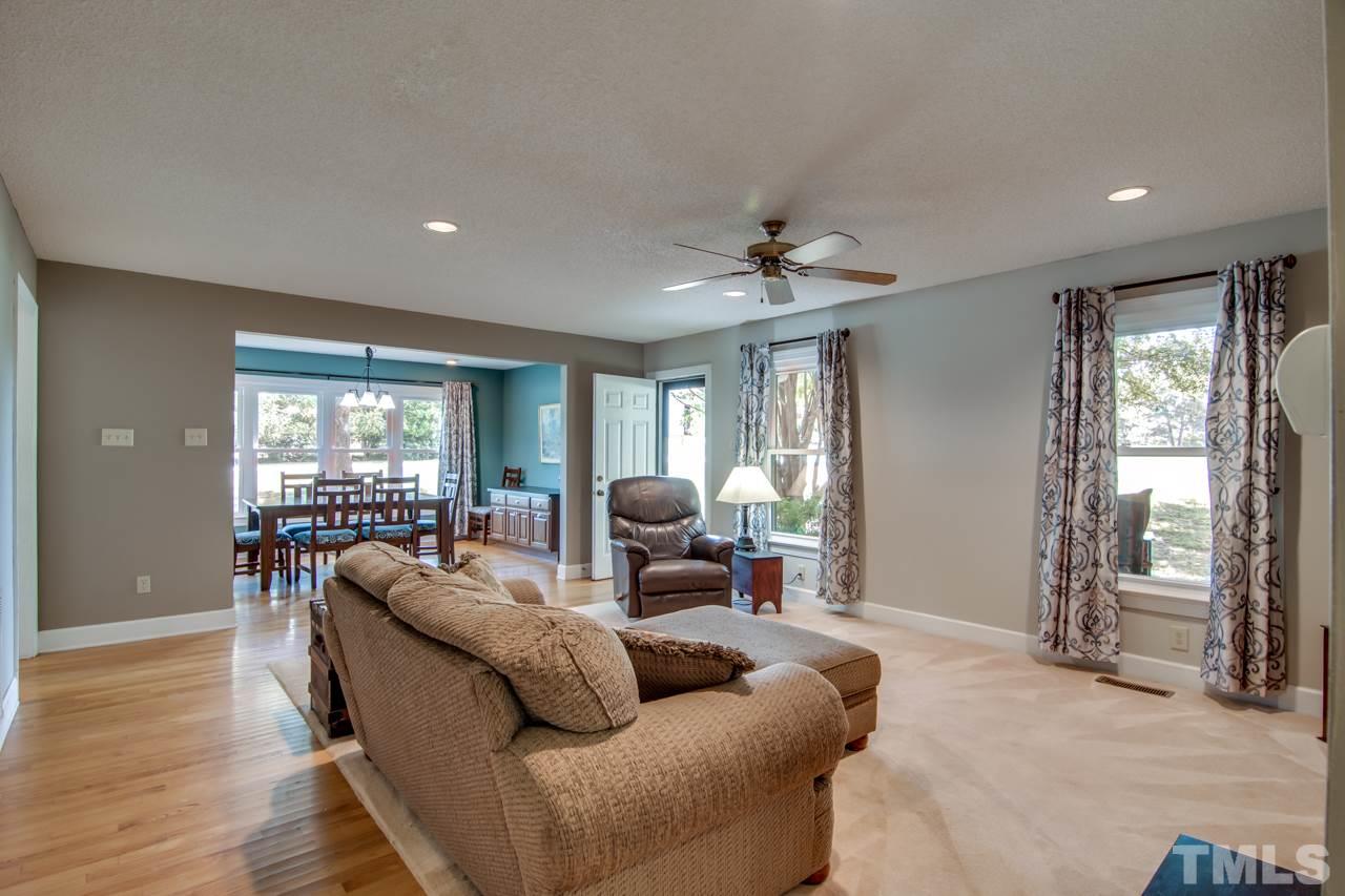 415 Bill Poole Road Rougemont, NC 27572 - Photo 14 of 30 Entertainment space open to Dining Room