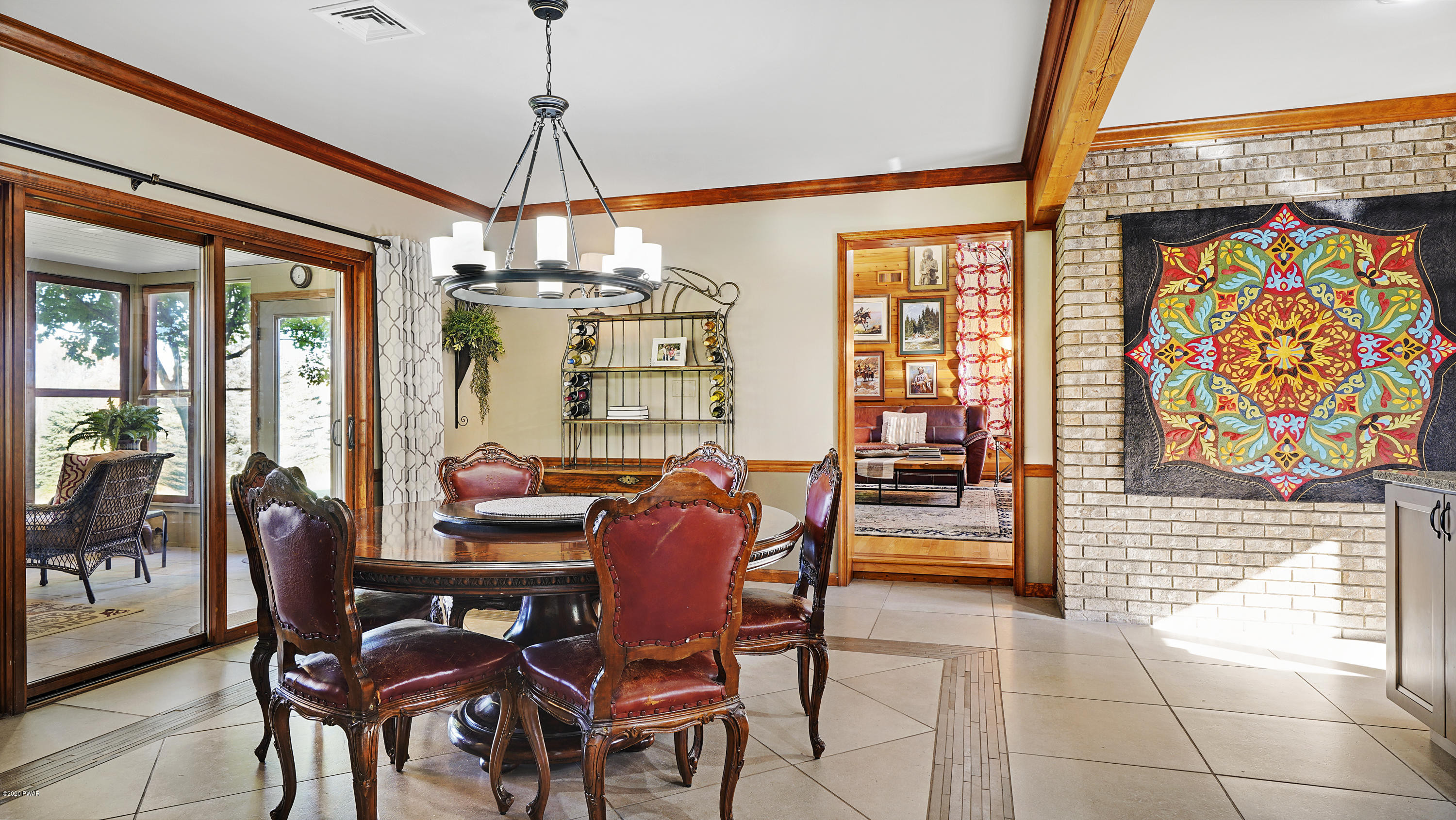 161 J J Road Moscow, PA 18444 - Photo 43 of 73 a dining room with furniture and window
