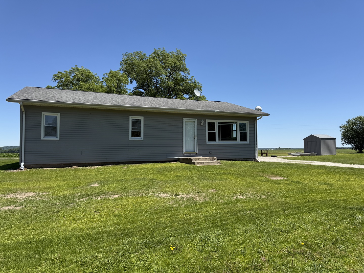 861 Indian Ridge Road Jacob, IL 62950 - Photo 1 of 42 a backyard of a house with lots of green space