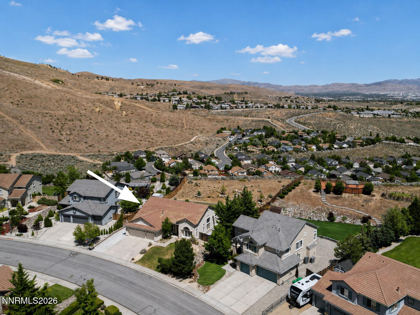 2850 Sandestin Drive Reno, NV 89523 - Photo 35 of 38 Drone Front Corner