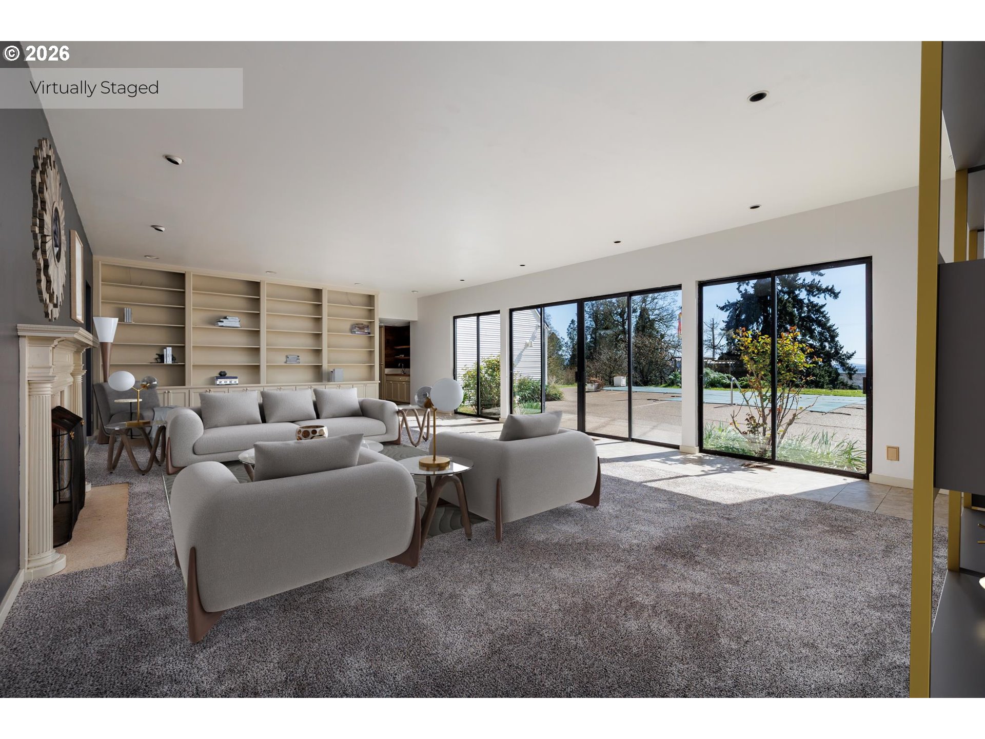 3251 Southwest Redmond Hill Road McMinnville, OR 97128 - Photo 18 of 46 a living room with furniture and a large window