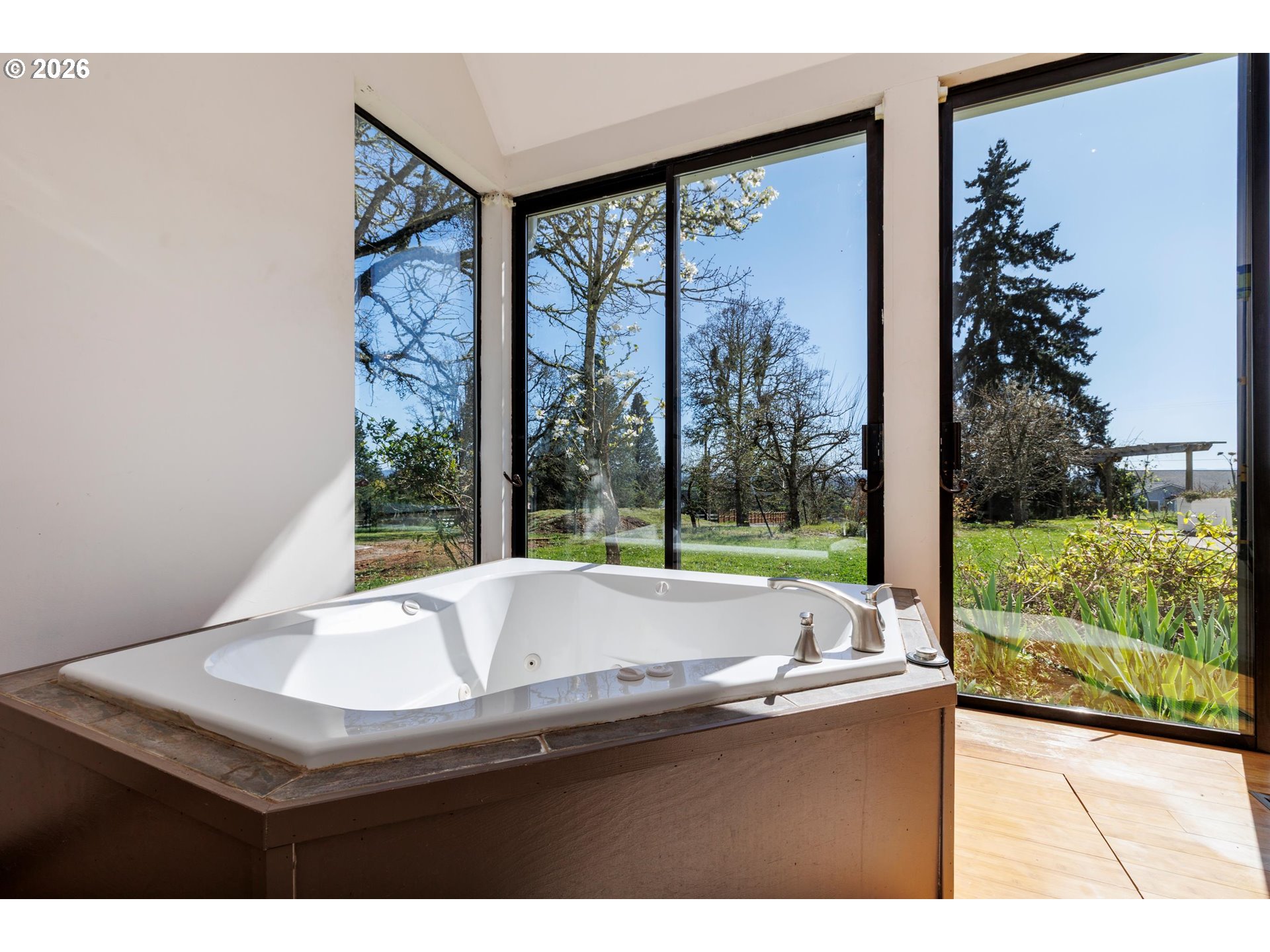 3251 Southwest Redmond Hill Road McMinnville, OR 97128 - Photo 24 of 46 a living room with a large window and yard