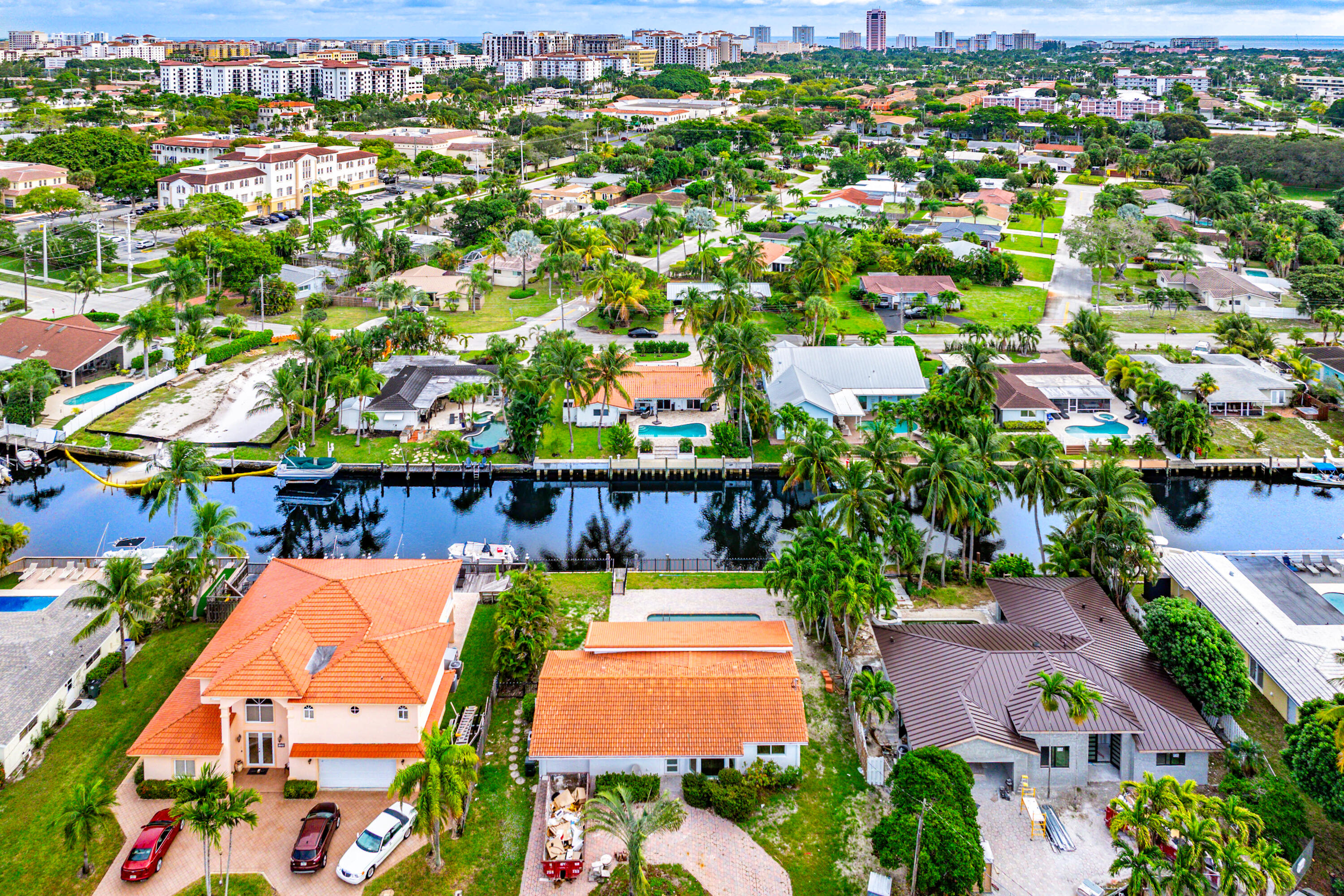 1254 Southwest 4th Court Boca Raton, FL 33432 - Photo 29 of 35 an aerial view of residential houses with outdoor space and trees