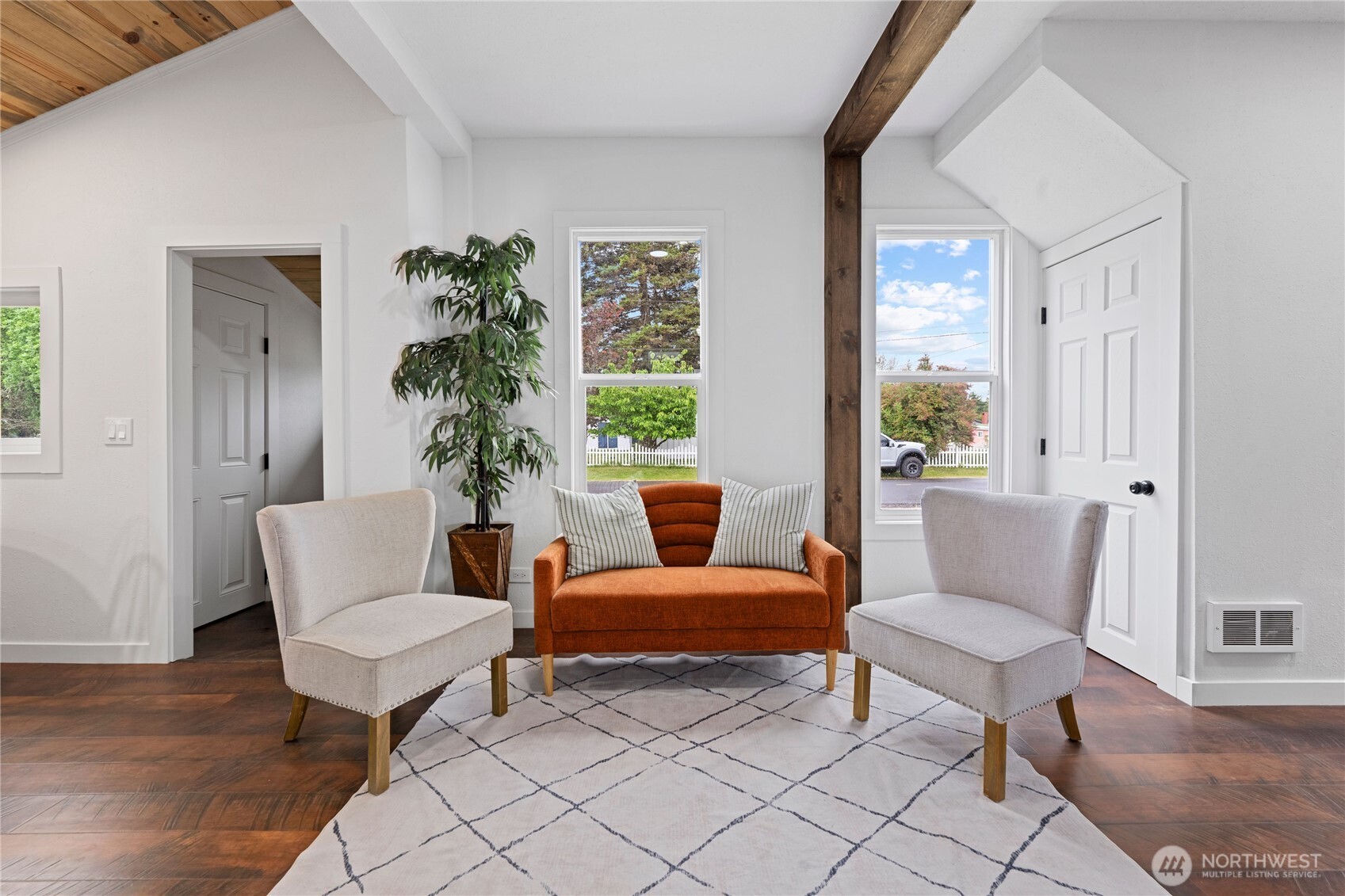 26502 Ridge Avenue Ocean Park, WA 98640 - Photo 5 of 30 a living room with furniture and a potted plant