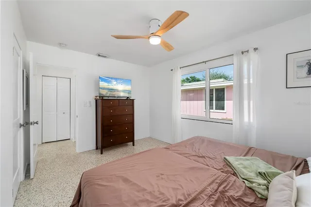 a living room with furniture and window