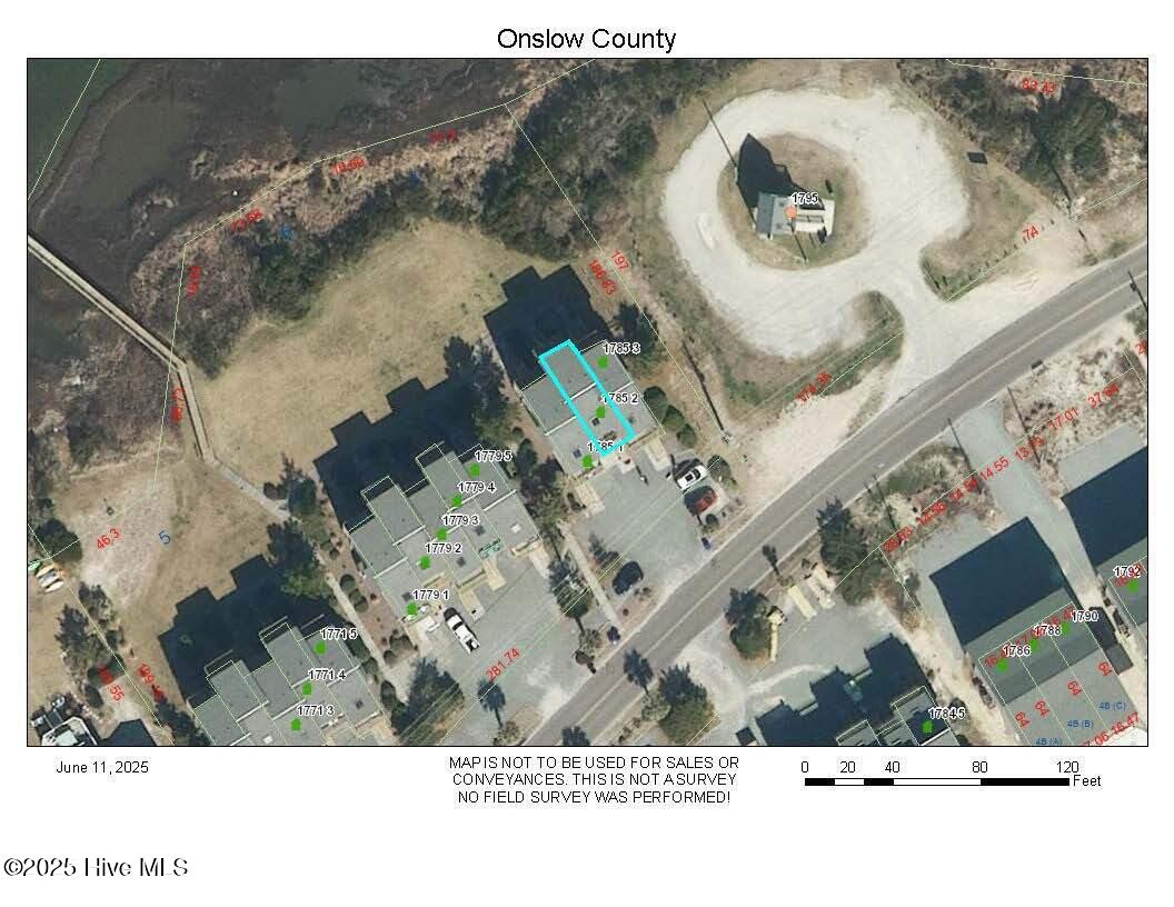 1785 New River Inlet Road, Unit 2 North Topsail Beach, NC 28460 - Photo 6 of 93 GIS Aerial In