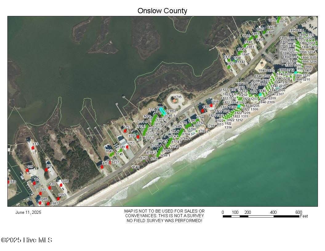 1785 New River Inlet Road, Unit 2 North Topsail Beach, NC 28460 - Photo 7 of 93 GIS Aerial Out