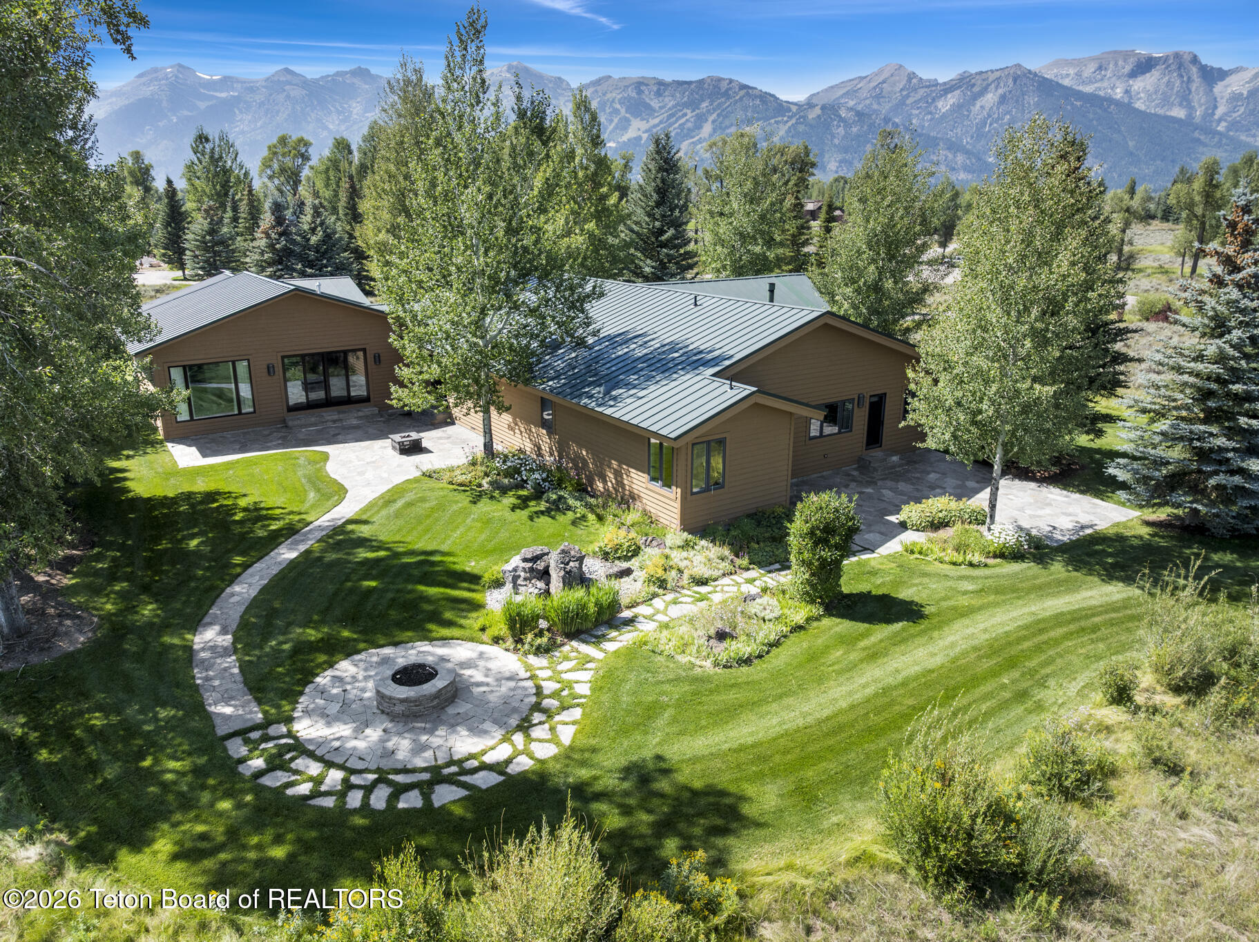 100 East Sandreed Road Jackson, WY 83001 - Photo 7 of 30 Aerial