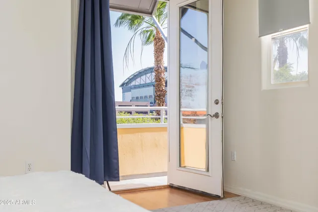 a view of front door