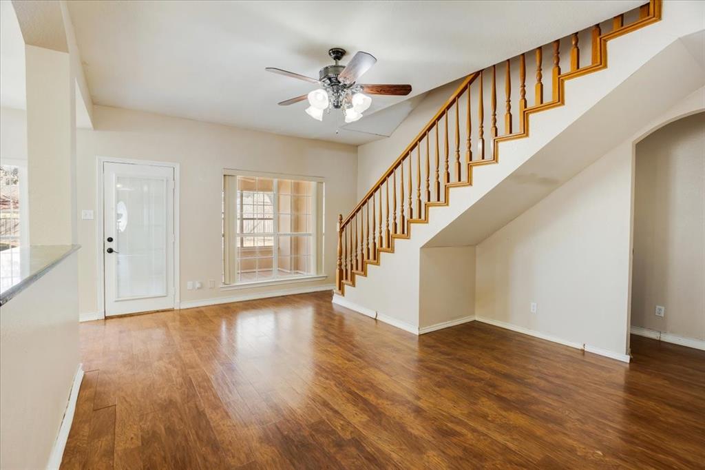 227 North Hopson Street Van Alstyne, TX 75495 - Photo 5 of 38 a view of an entryway with wooden floor