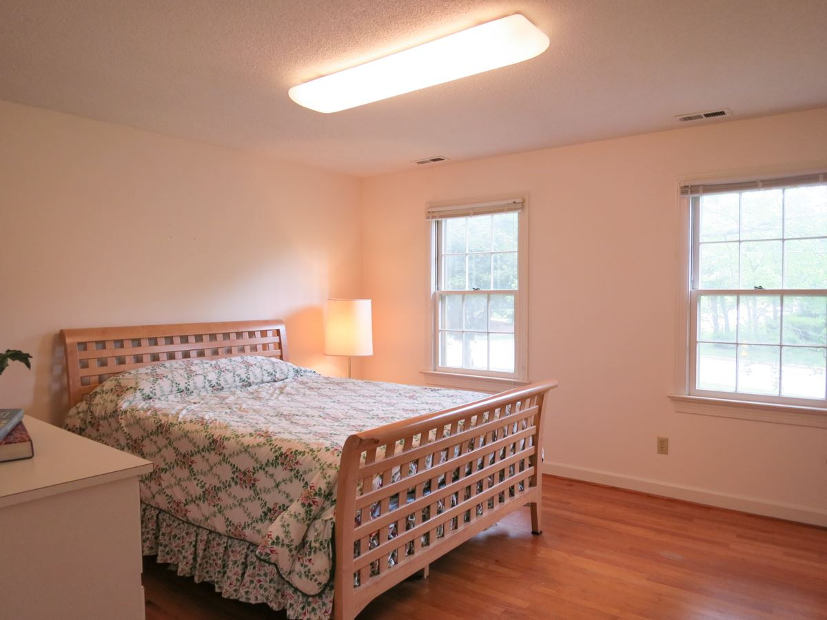 1120 Country Ridge Drive Raleigh, NC 27609 - Photo 17 of 25 There are 4 more spacious Bedrooms w/lg closets & hardwood floors. This is Bedroom 2 which has a lg WIC. Bedroom