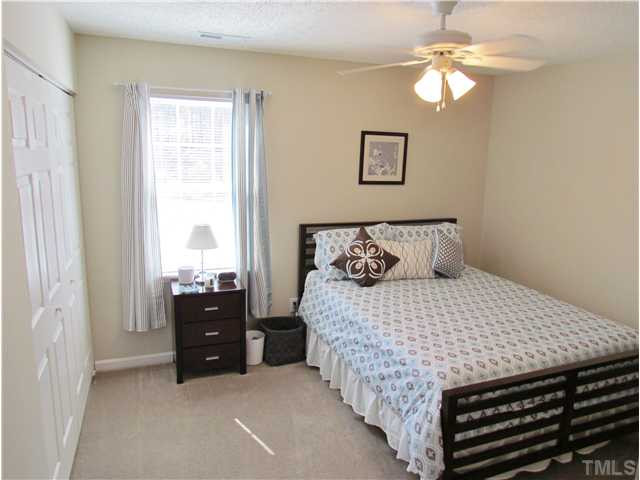 3359 Tarleton West Durham, NC 27713 - Photo 22 of 25 Roomy 2nd Bedroom overlooking private backyard and patio Bedroom