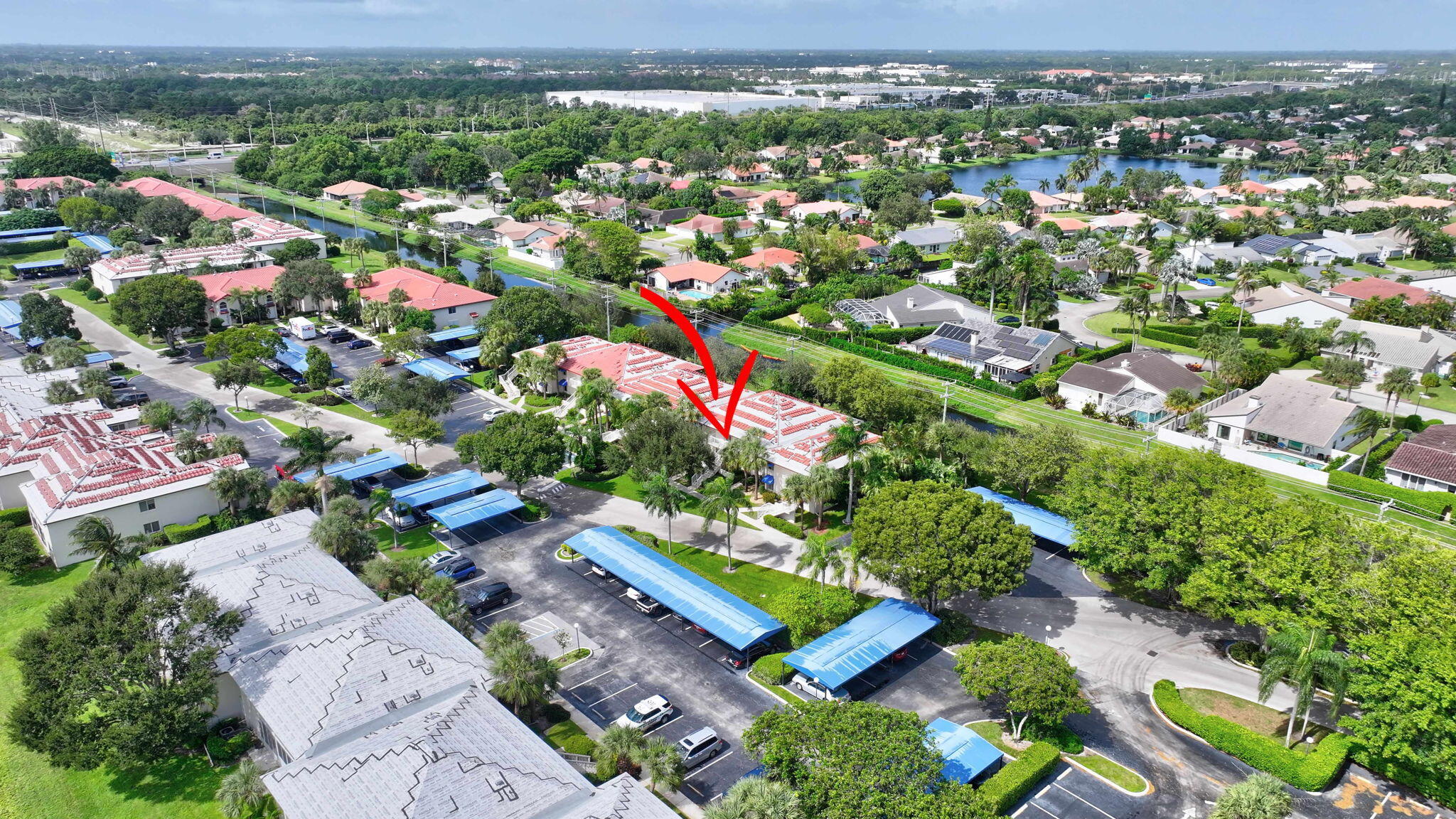 320 Northwest 67th Street, Unit C207 Boca Raton, FL 33487 - Photo 32 of 39 an aerial view of multiple house