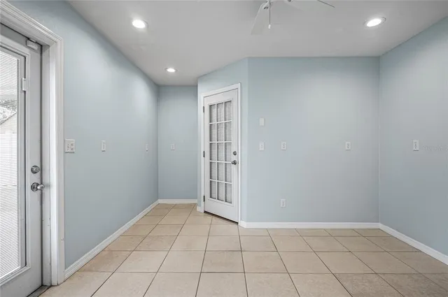 a view of an empty room