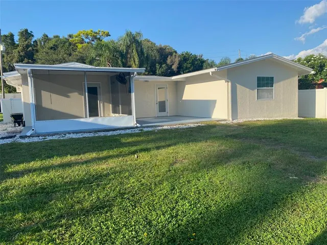 a park with lots of palm trees