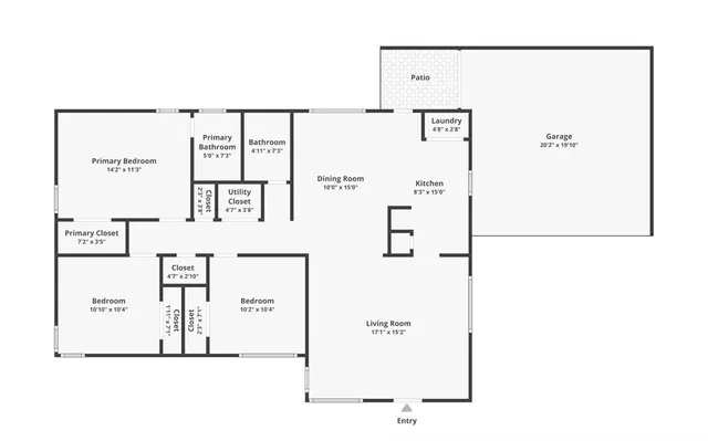 a picture of a floor plan