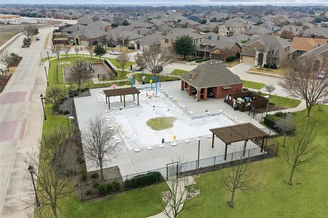 a view of a swimming pool with a outdoor space