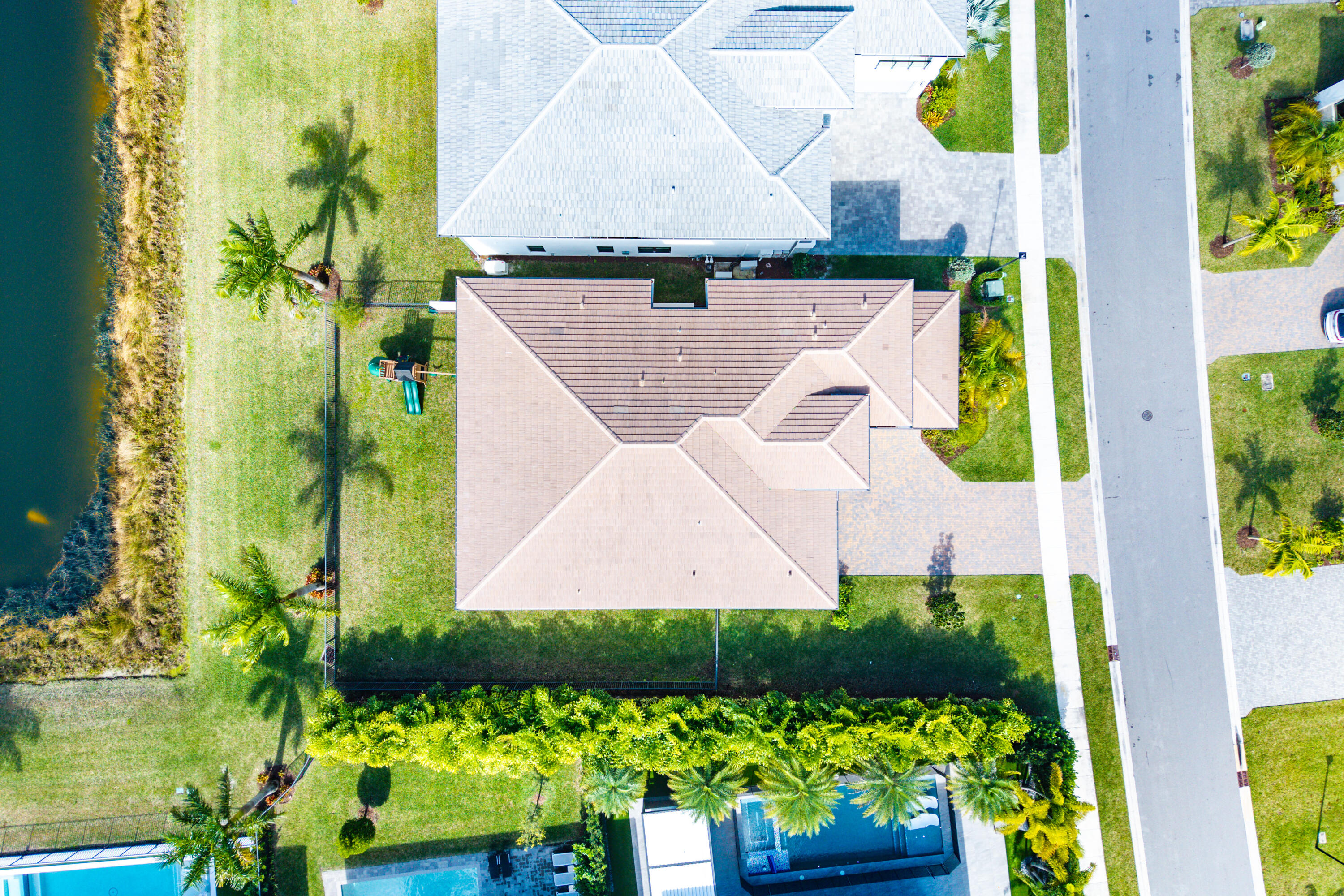 20145 Castle Stuart Avenue Boca Raton, FL 33434 - Photo 2 of 95 an aerial view of a house with a garden